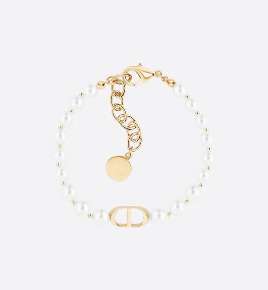 Luxury DiorTHE LETTER SIMPLE PEARL BRACELET