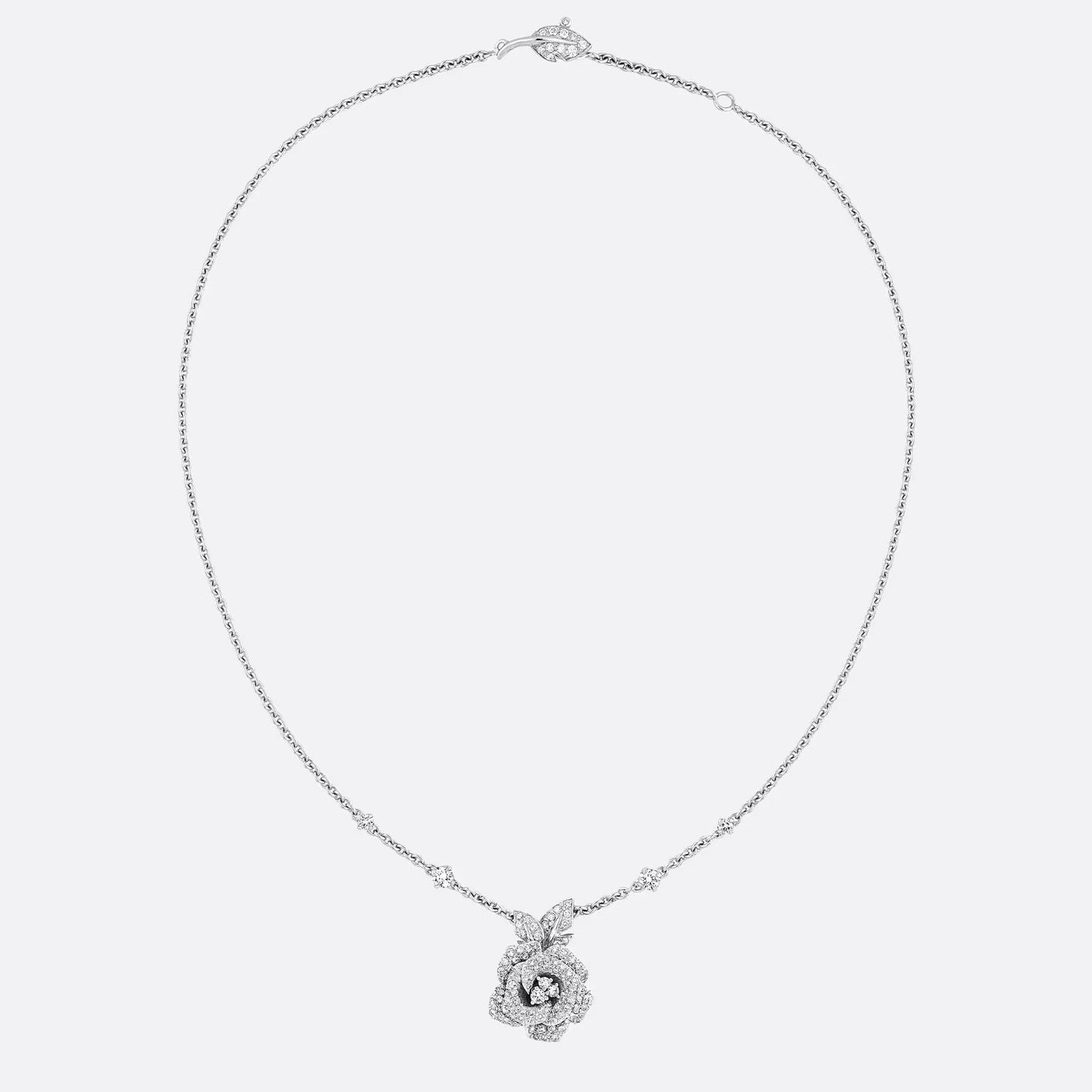Luxury DiorROSE BAGATELLE DIAMOND MEDIUM NECKLACE