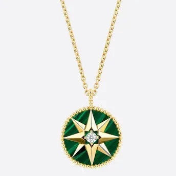 Luxury DiorSTERLING SILVER EIGHT-POINTED STAR COMPASS SERIES NECKLACE
