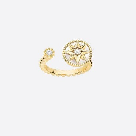 Luxury DiorROSE DES VENTS RING GOLD DIAMOND