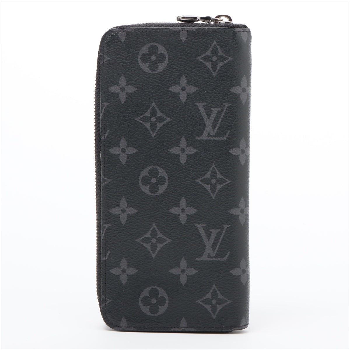 Louis Vuitton Monogram Zippie Wallet Vertical M62295 Black Round Zip Wallet