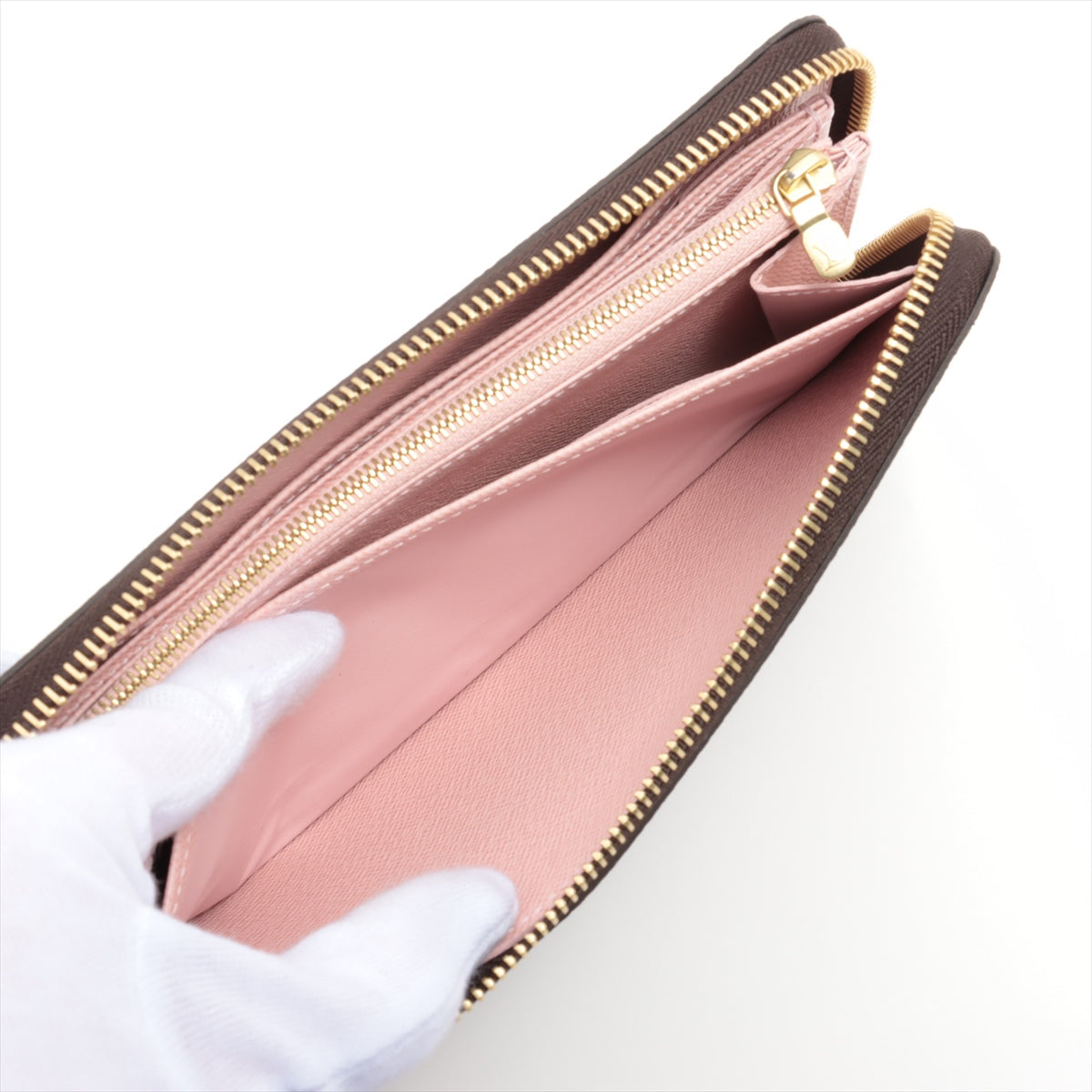 Louis Vuitton Monogram  Wallet M41894 Rose Valerie Round Zip Wallet