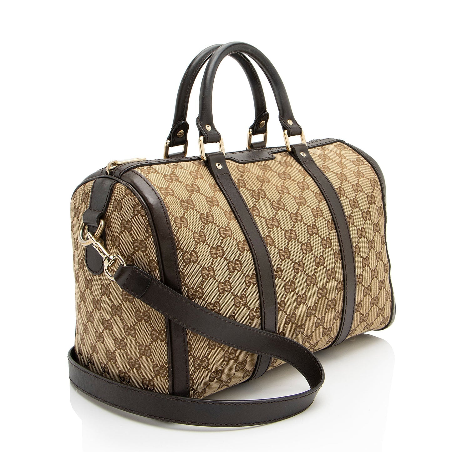 Luxury Gucci Trending 2025 GG Canvas Joy Medium Boston Bag