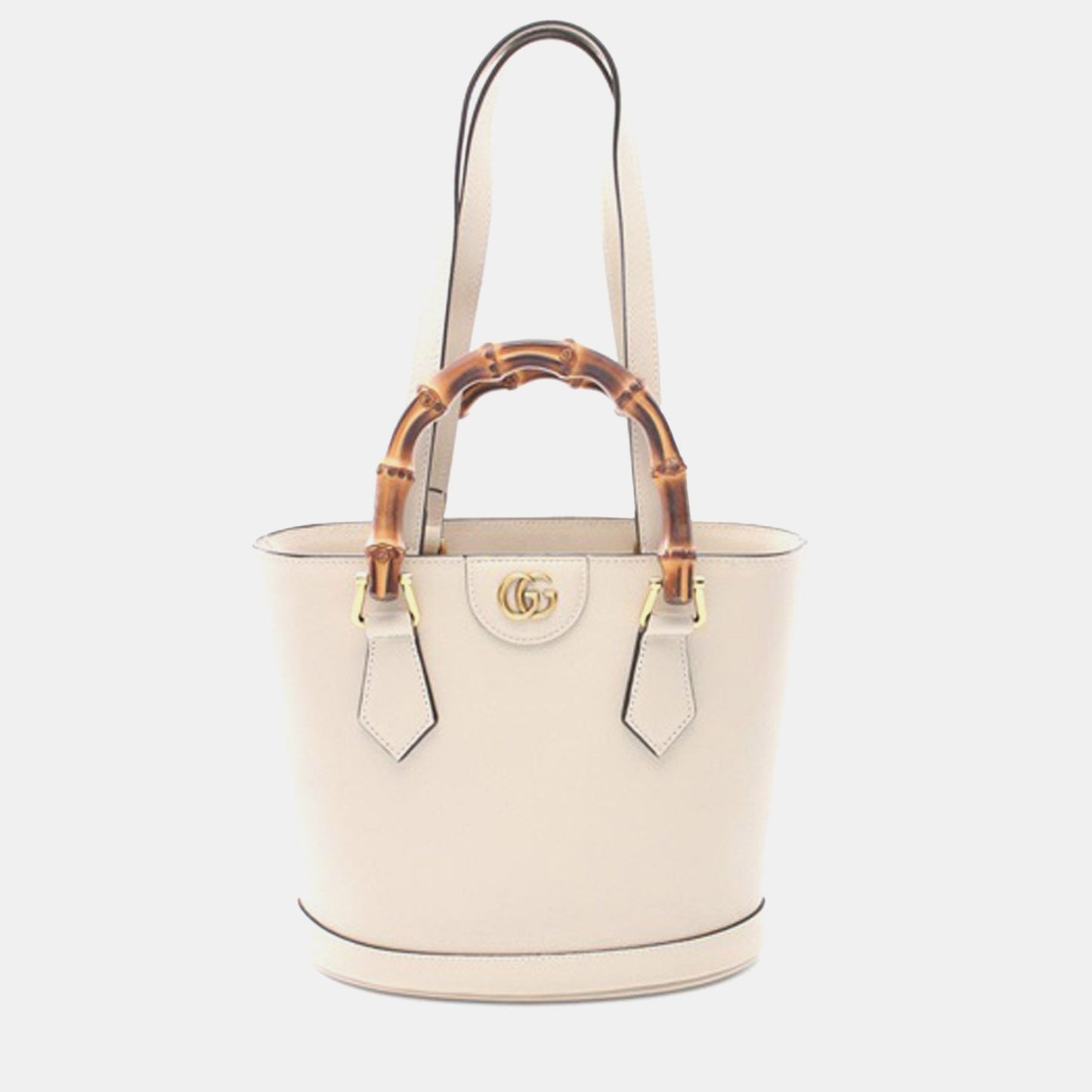 Luxury Gucci Trending 2025 Small Bamboo Diana Leather Satchel Bag
