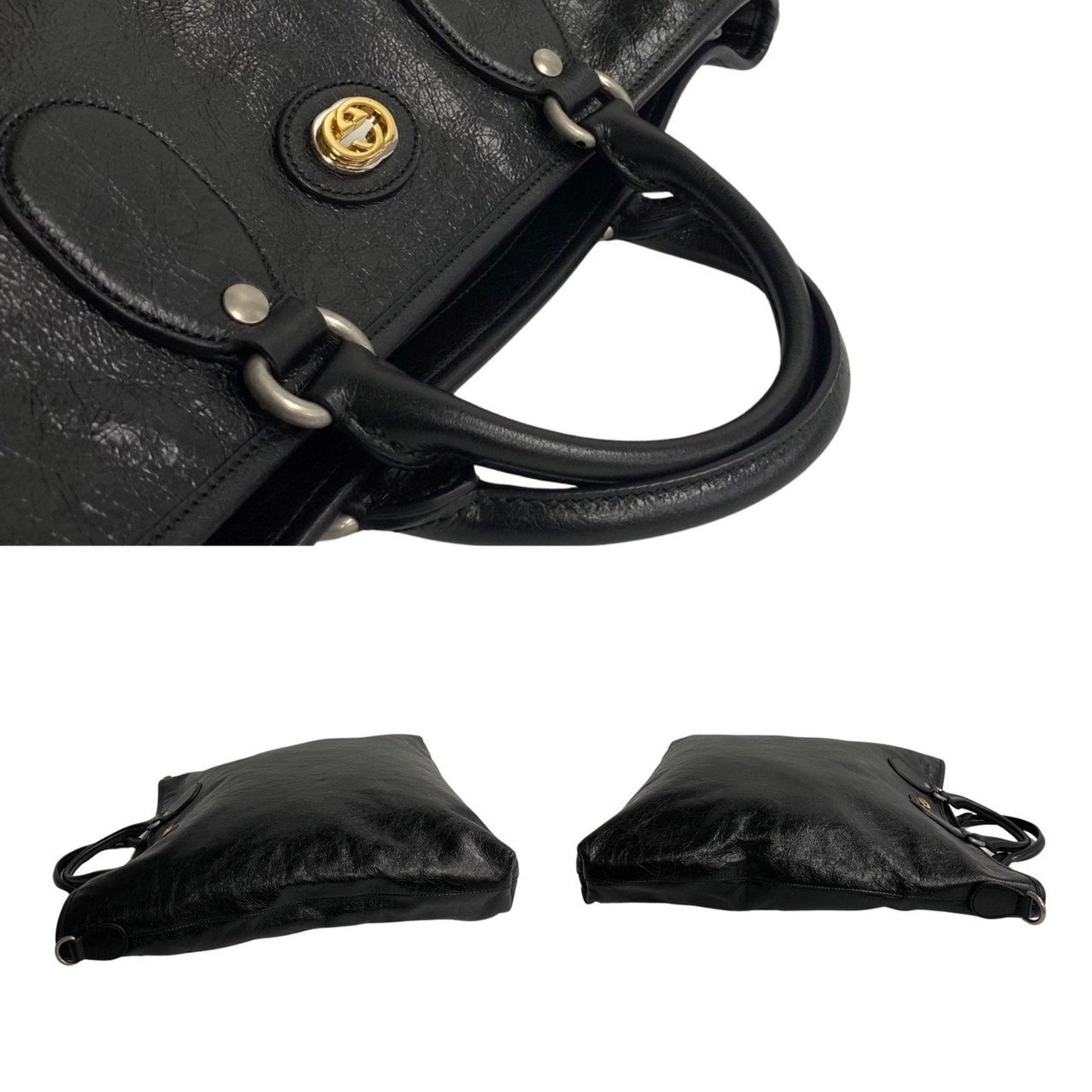 Gucci Eclipse  Leather Tote Bag ()
