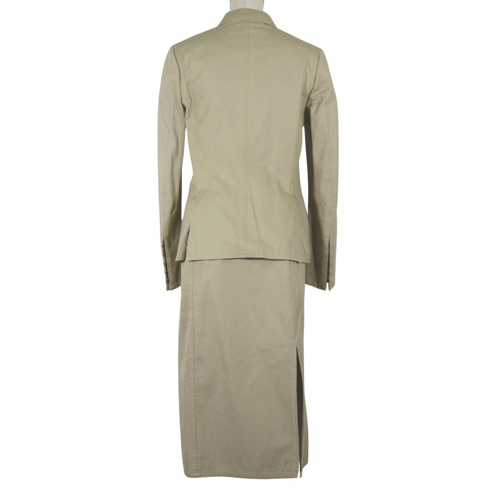 Luxury Gucci Trending 2025 Cotton Beige Women's Suit Set