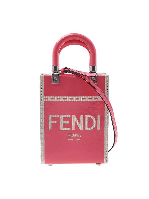 Luxury Fendi Sunshine Shopper Small Tote Bag Pink