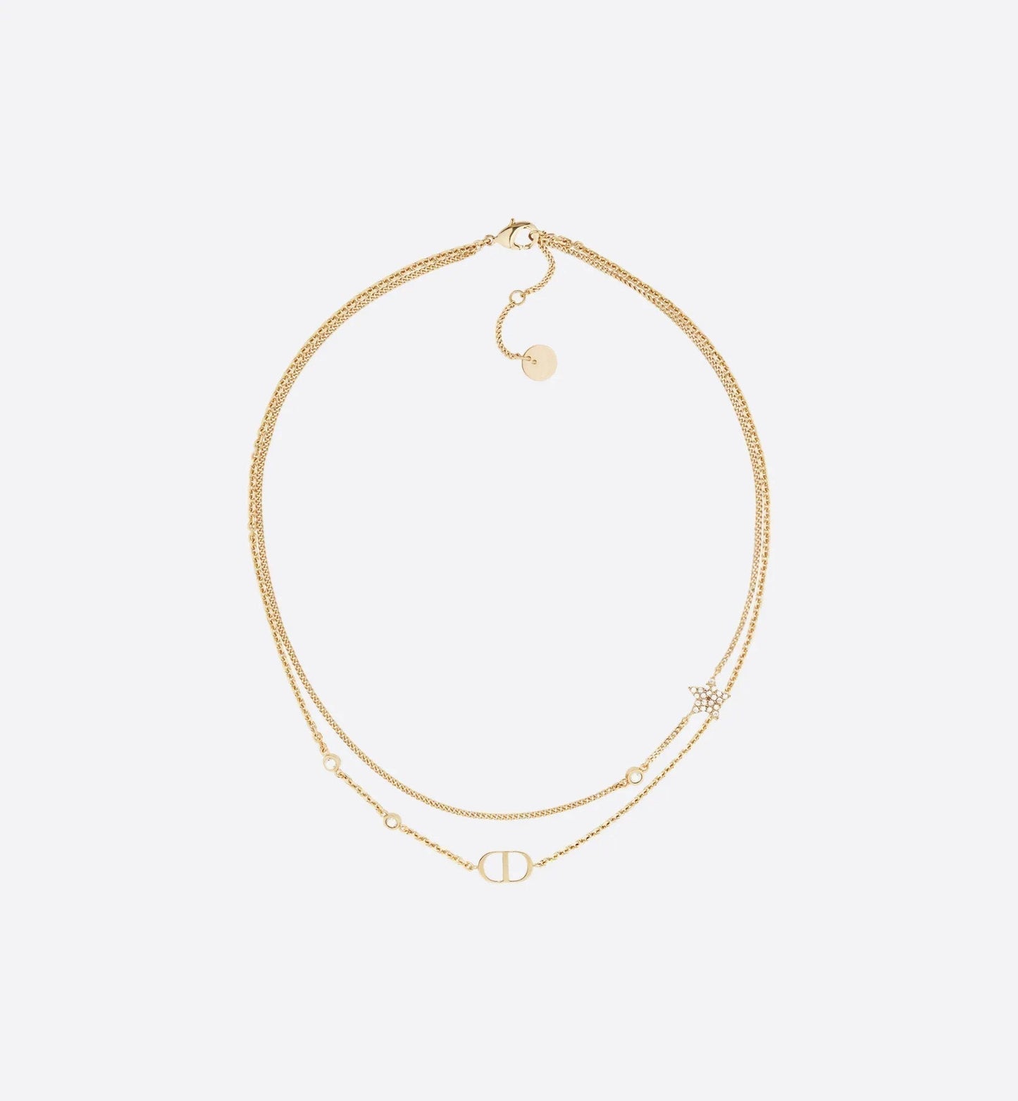 Luxury DiorPETIT DOUBLE NECKLACE