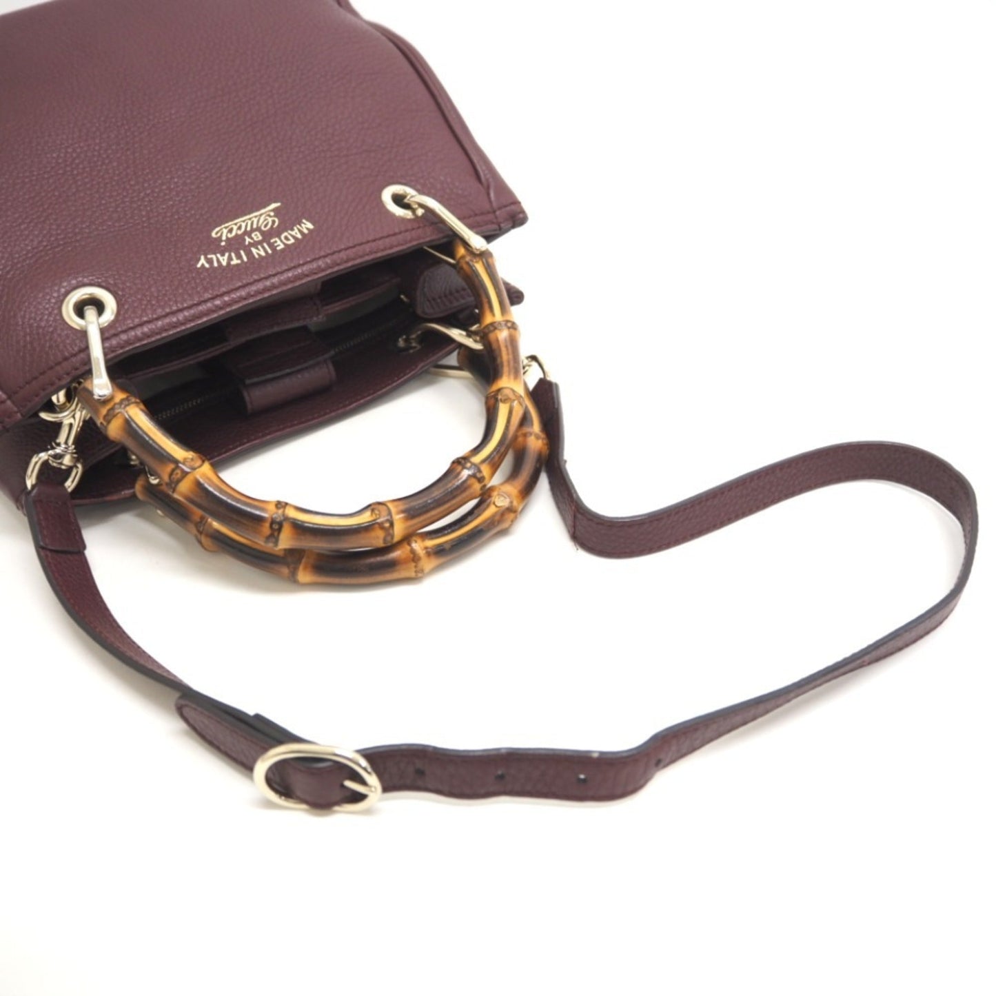 Gucci Bamboo Shopper  Leather Handbag ()