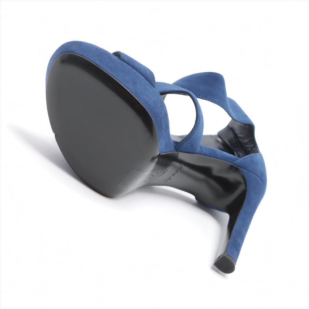 Louis Vuitton 19 year sweater sandal 36 1/2 ladies blue MA0149 Vision