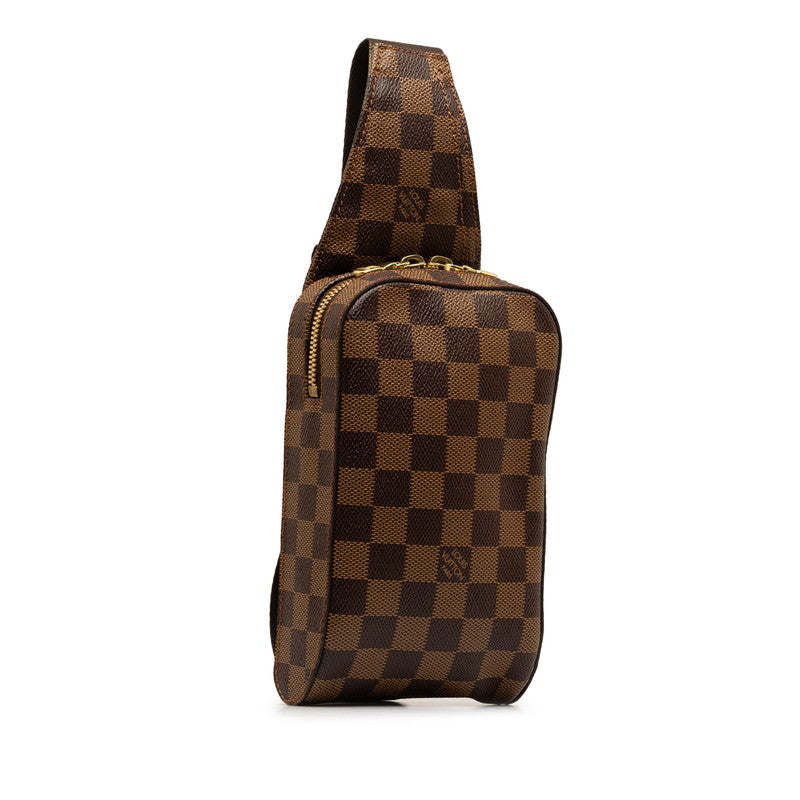 Louis Vuitton Damier Evene Damière Geronimous Body Bag N51994 Brown PVC Leather  Louis Vuitton
