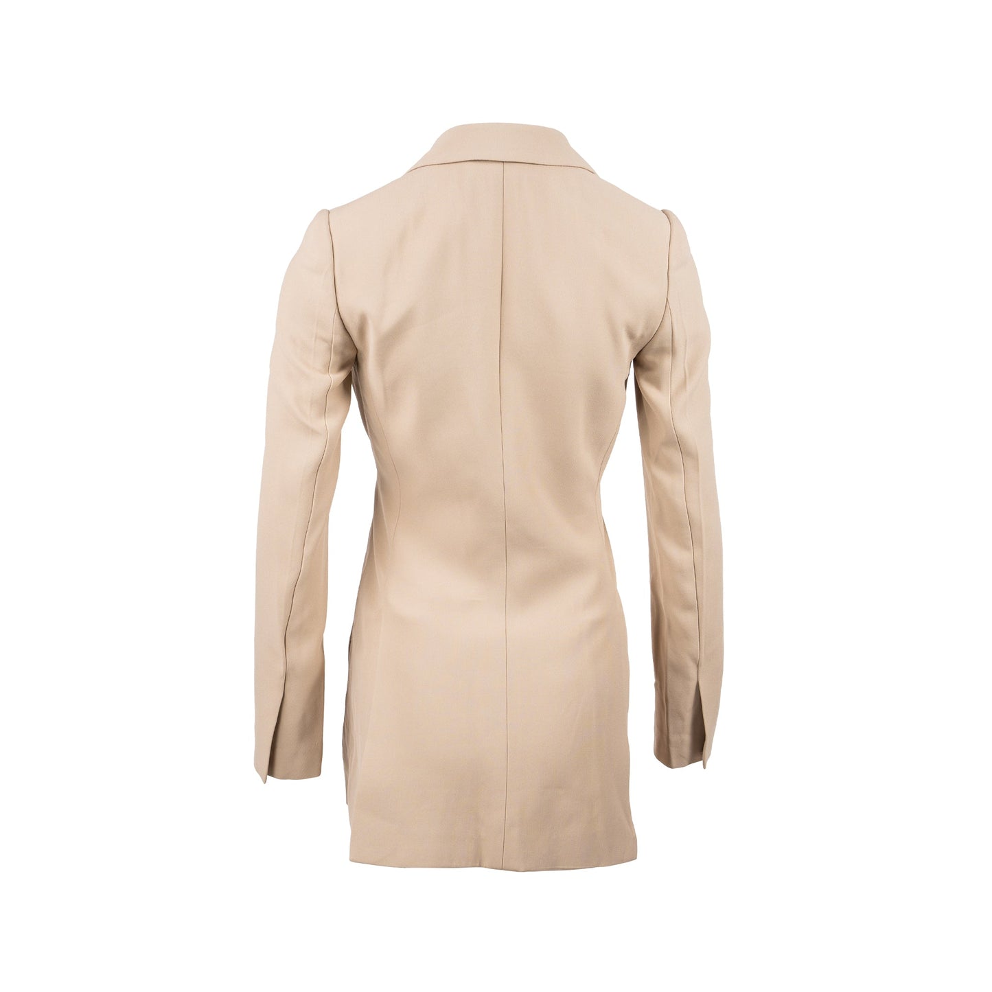 Fendi size 34 jacket silk/viscose/polyamide beige