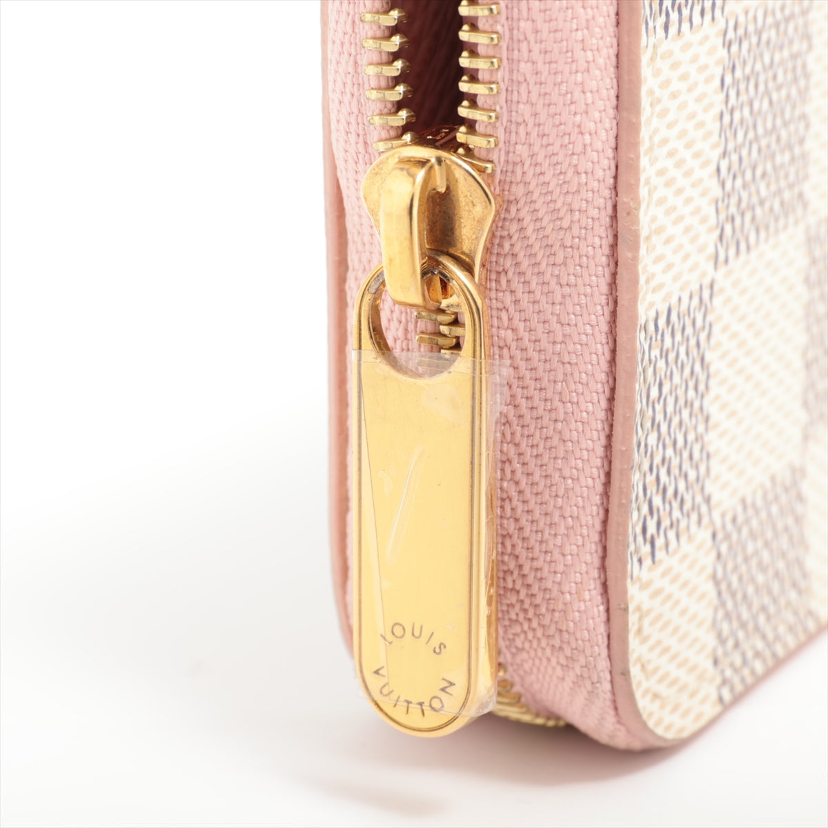Louis Vuitton Damierazur Zippyr Coin Impact N60229 Rose Valerie Coin Case