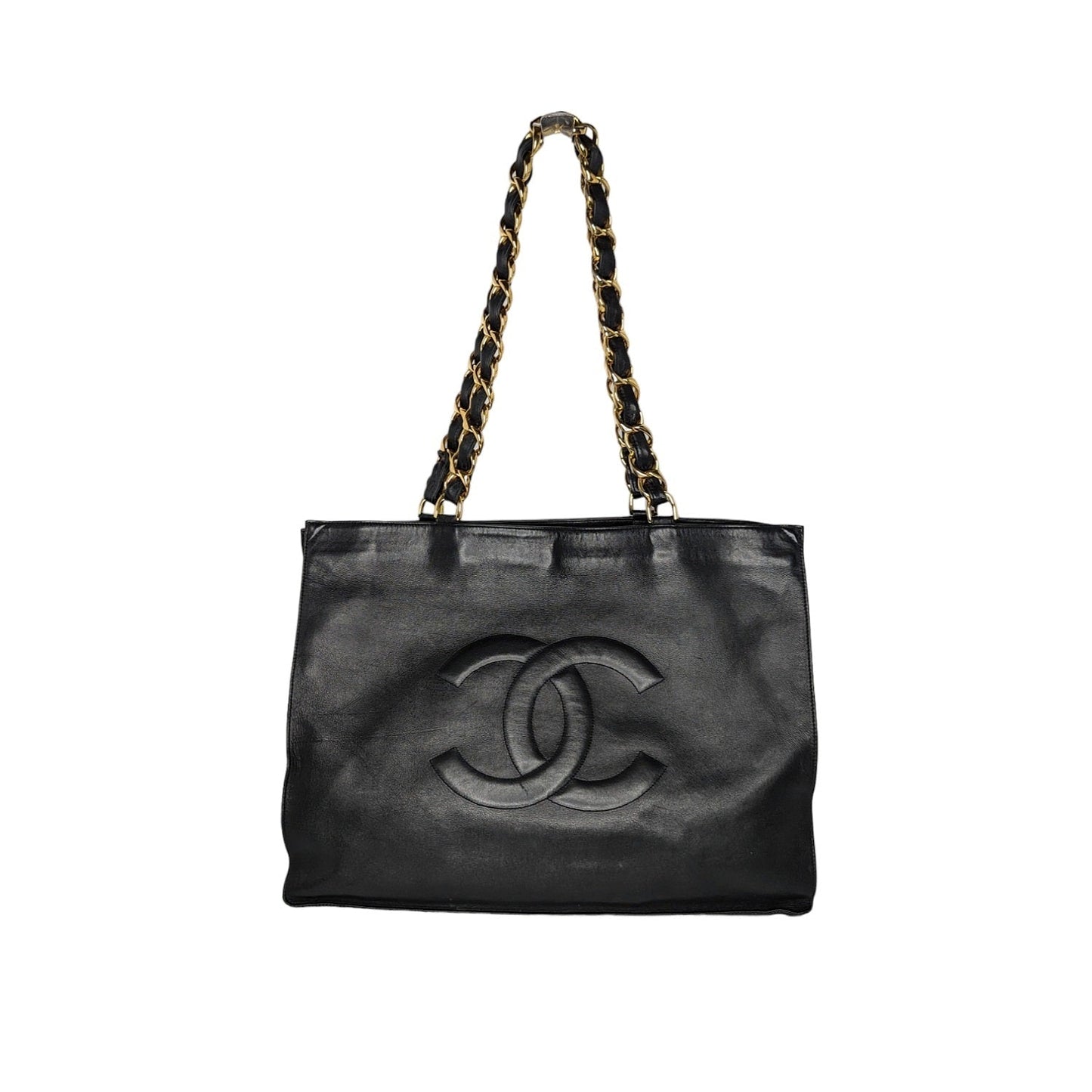 Luxury Chanel bag Vintage Calfskin CC Chain XL Shopper Tote