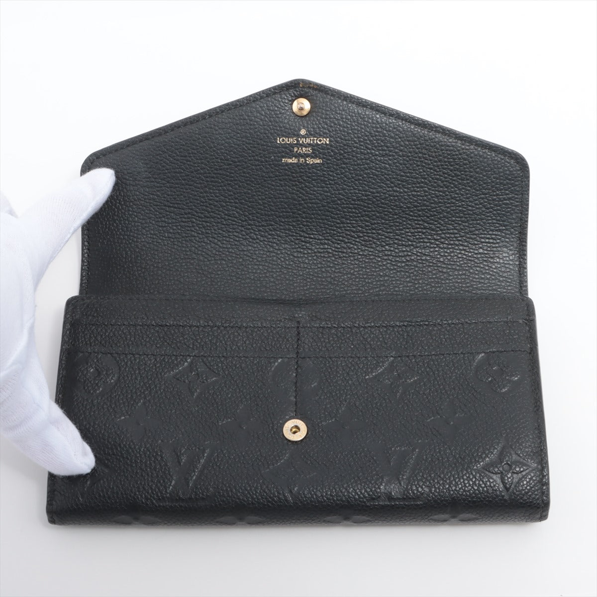 Louis Vuitton Monogram Amplant Portfolio Sarah M61182 Inside dirty degradation hook relaxation