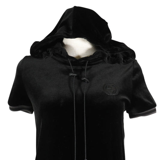 Luxury Gucci Trending 2025 Velour Dress Black Women