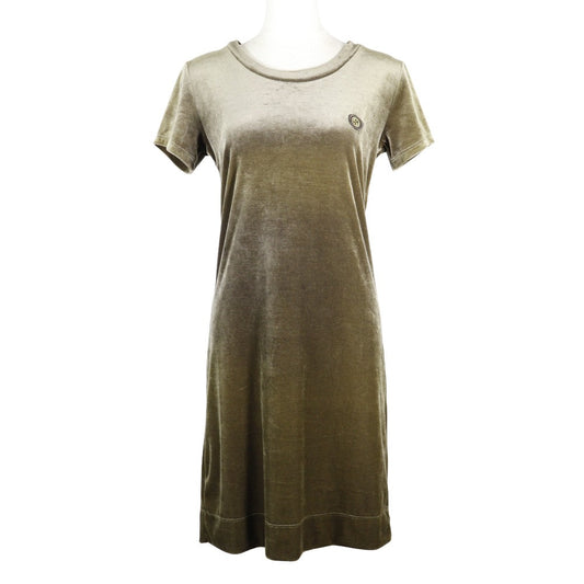Luxury Gucci Trending 2025 Velour Dress Green Women