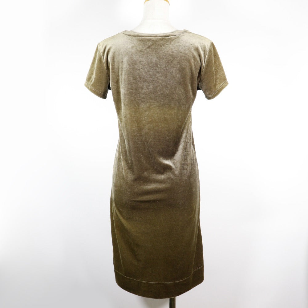 Luxury Gucci Trending 2025 Velour Dress Green Women