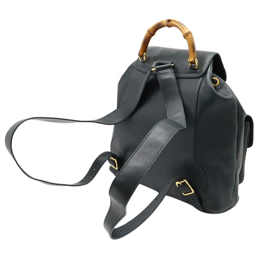 Luxury Gucci Trending 2025 Bamboo  Leather Backpack Bag ()