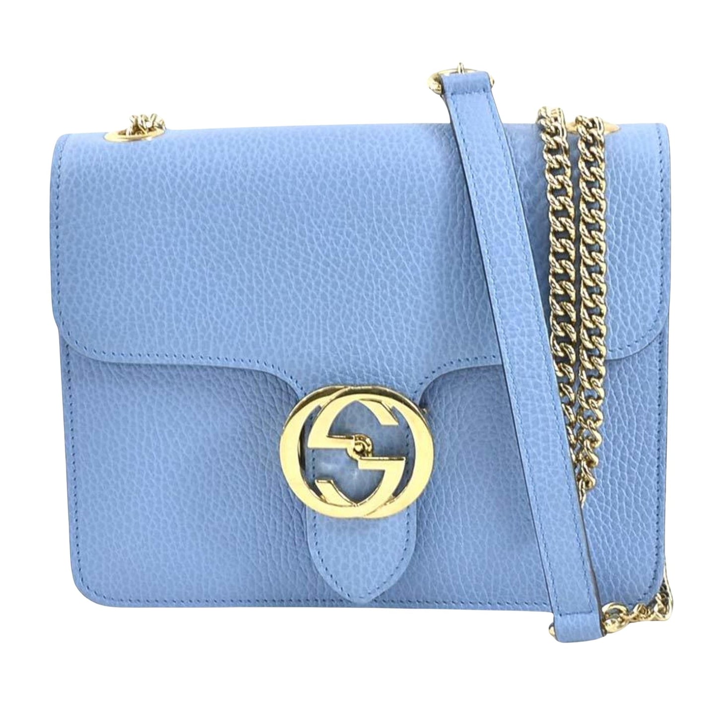 Gucci Interlocking  Leather Shoulder Bag ()