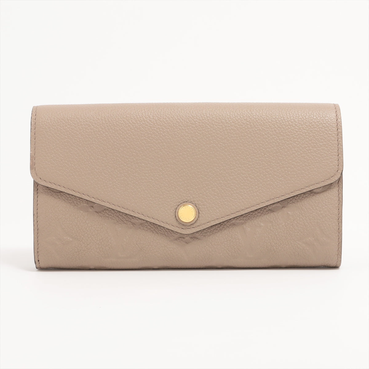 Louis Vuitton Monogram Emplant Portfoliosara M68708 Turtle Wallet
