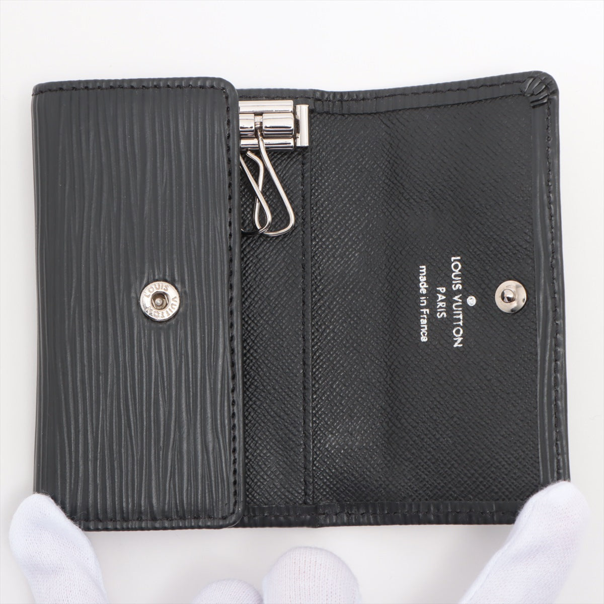 Louis Vuitton Epi Multicle 6 M63812 Noneir Keycase  Reaction