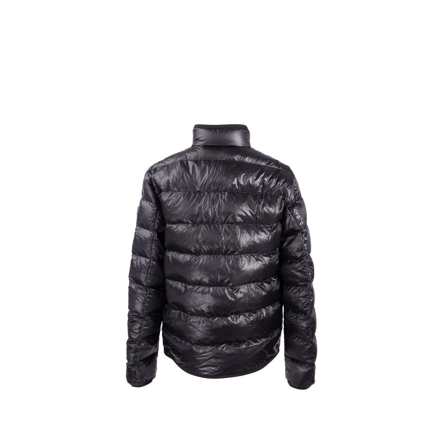 Moncler size 3 men’s zip padded jacket black