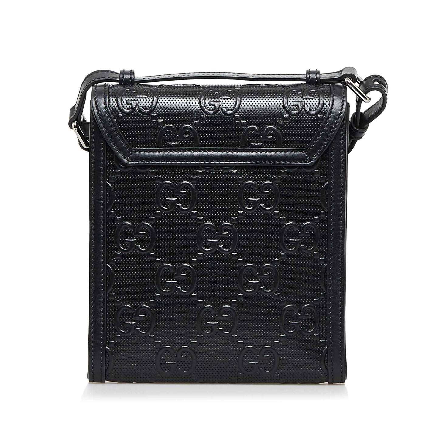 Luxury Gucci Trending 2025  GG Embossed Perforated Messenger Bag ()