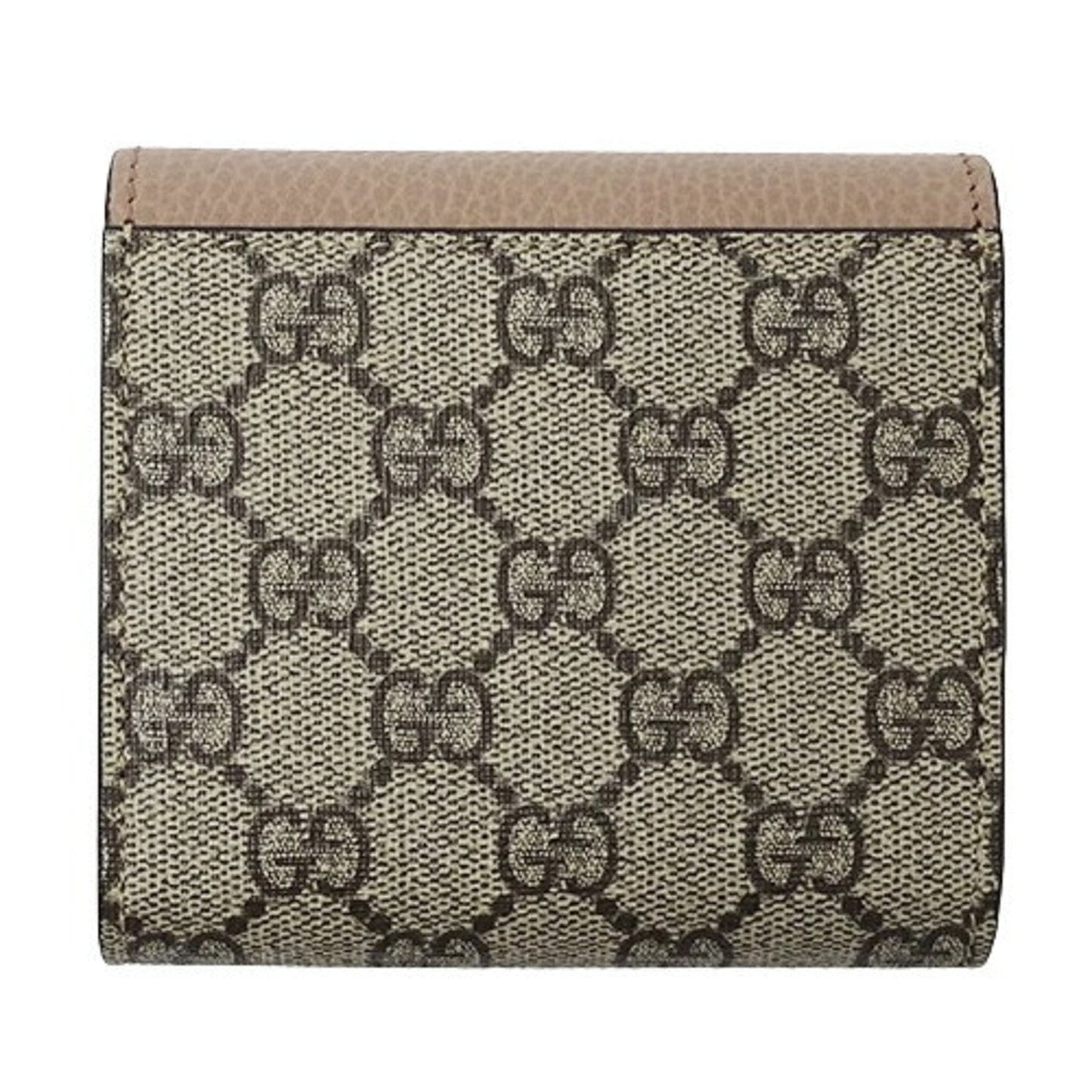 Gucci Gg Supreme  pink  Gg Supreme Leather Wallet (Bi-Fold)