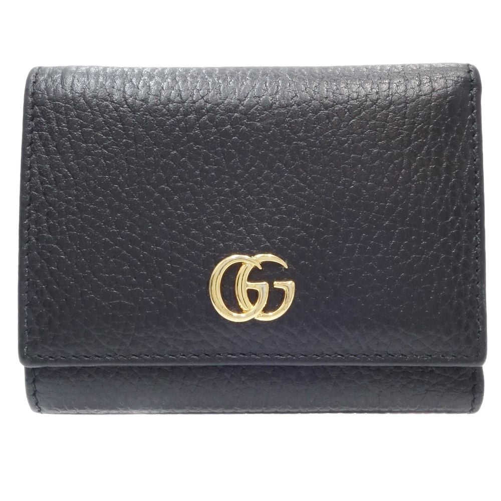 Luxury Gucci Trending 2025 Leather Compact Wallet 474746
