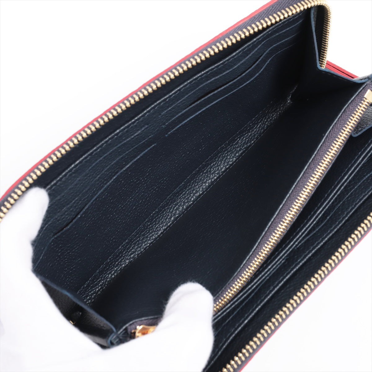 Louis Vuitton Implant  Wallet M62121 Marine Round Jeep Wallet