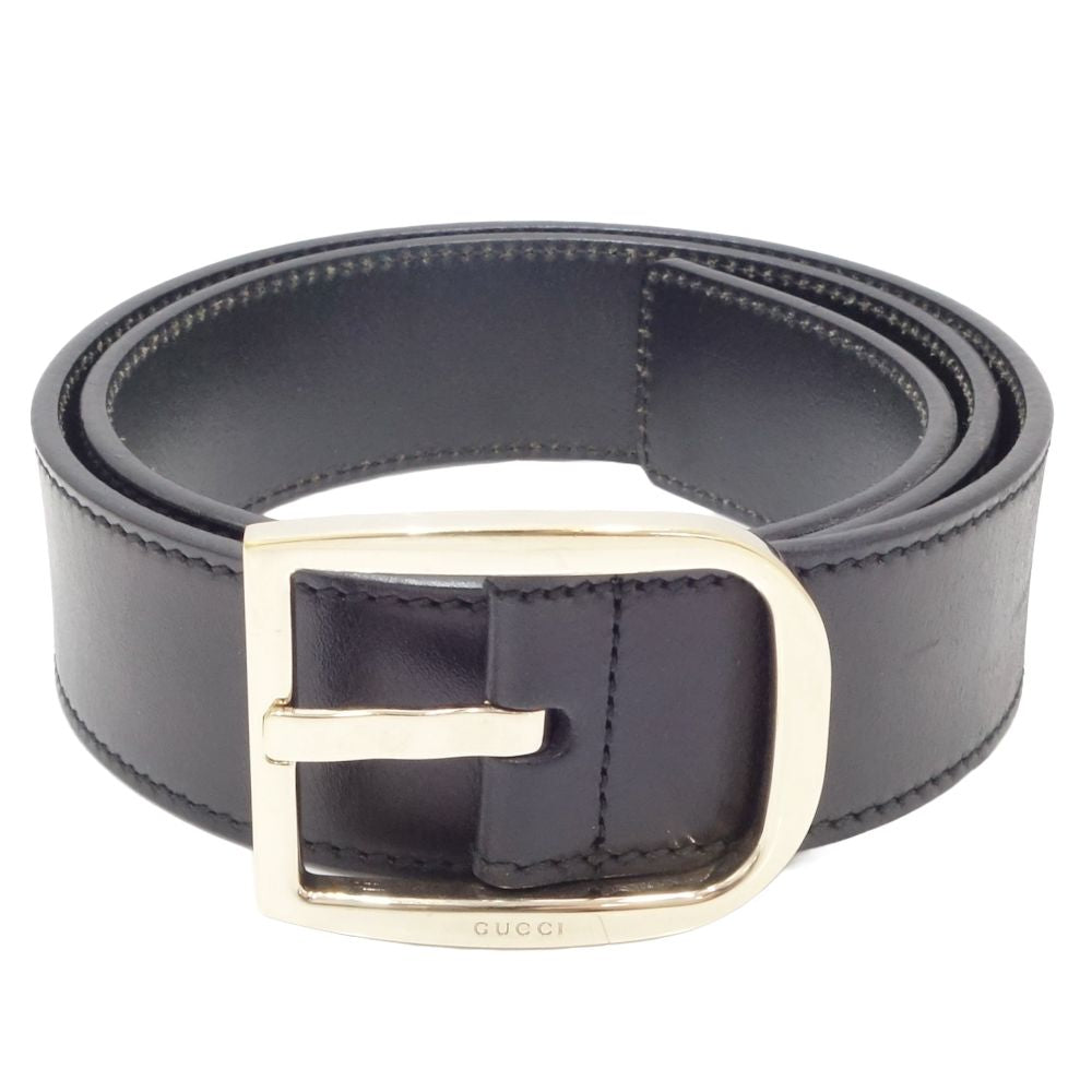 Luxury Gucci Trending 2025 Leather Belt 162934 Black