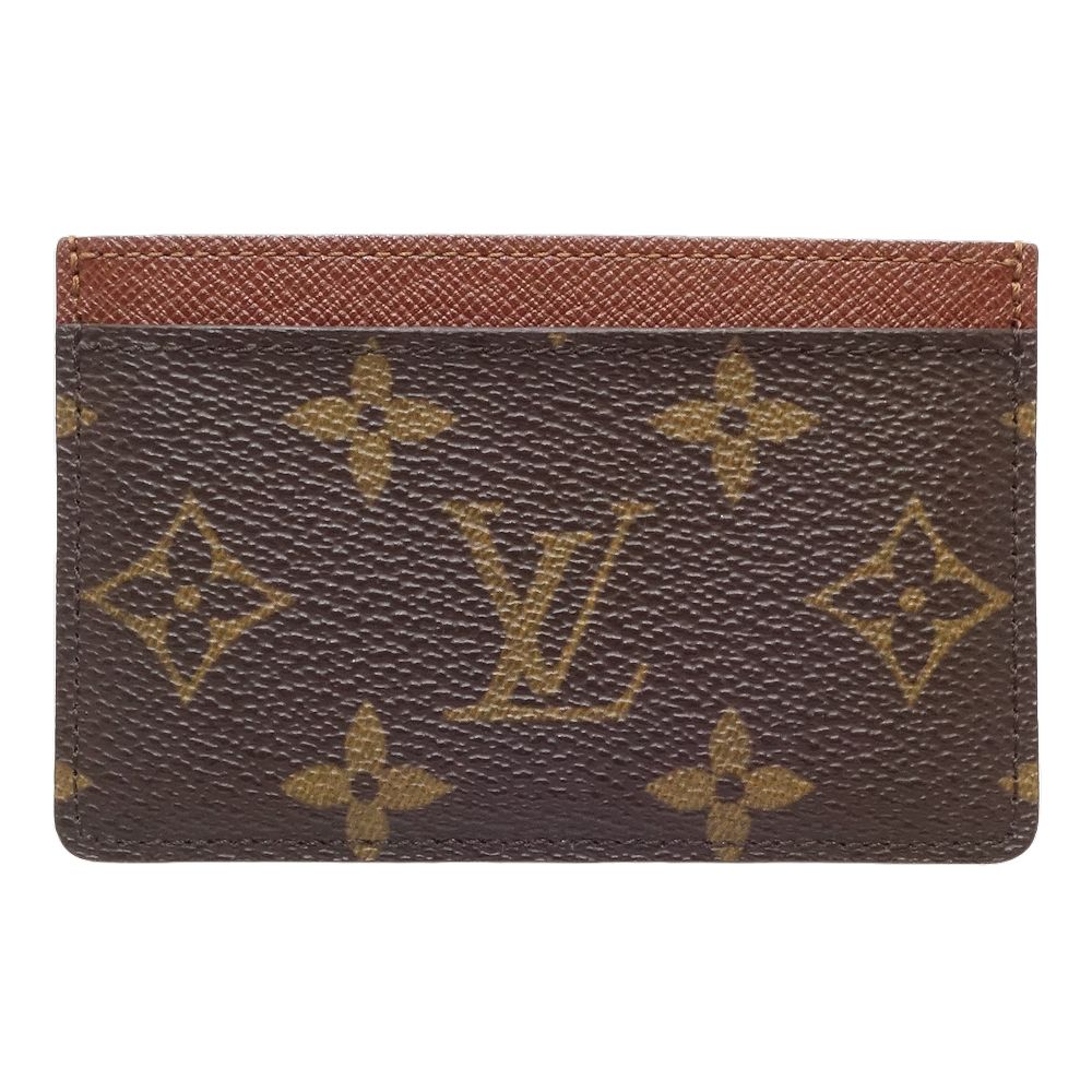 Louis Vuitton Monogram Card Case M61733 Brown