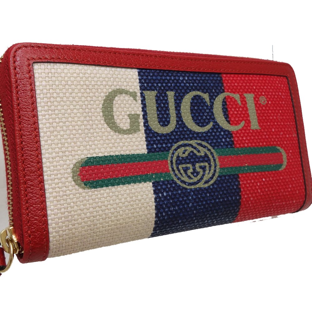Luxury Gucci Trending 2025 Canvas/Leather Zip Around Wallet