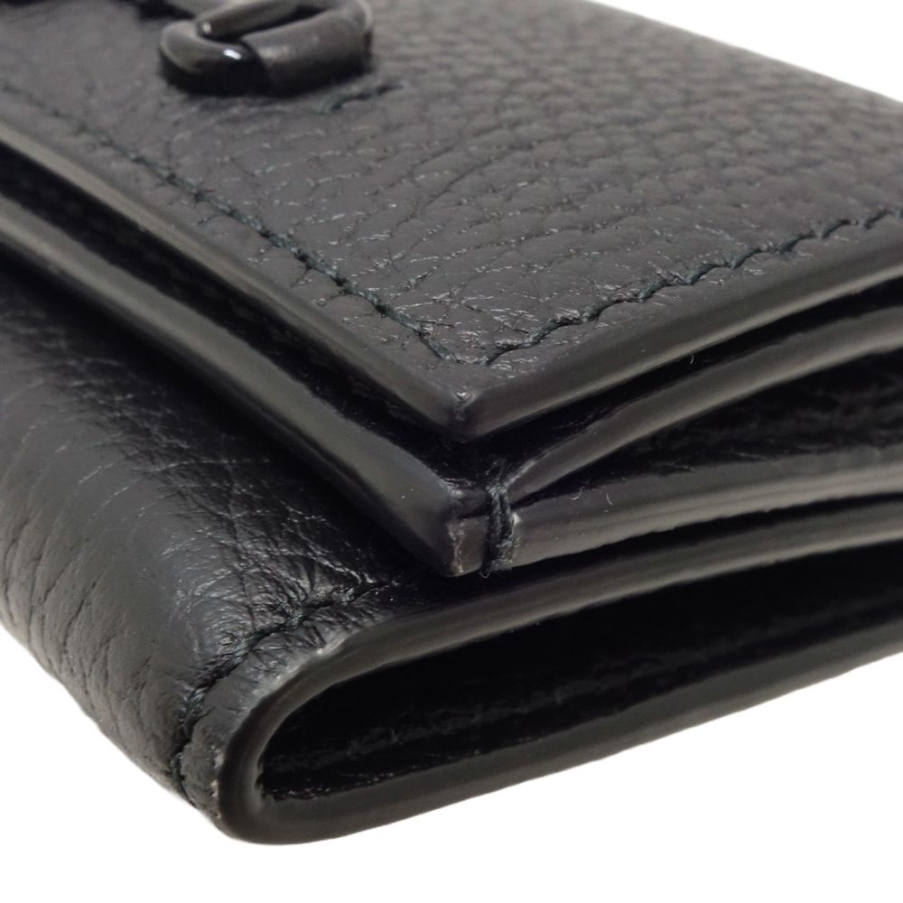 Luxury Gucci Trending 2025 Horsebit Compact Wallet Black