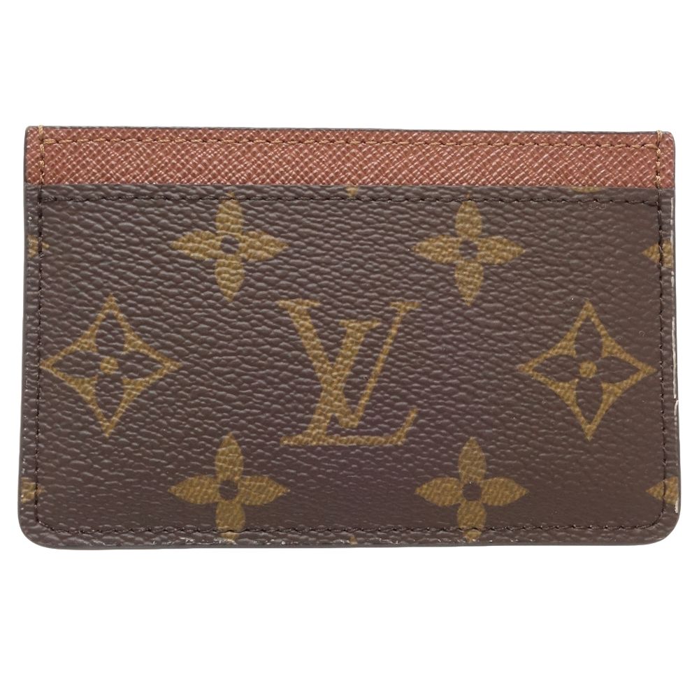 Louis Vuitton Louis Vuitton Monogram Card Case M61733 Brown Canvas Card Case M61733 in Great Condition