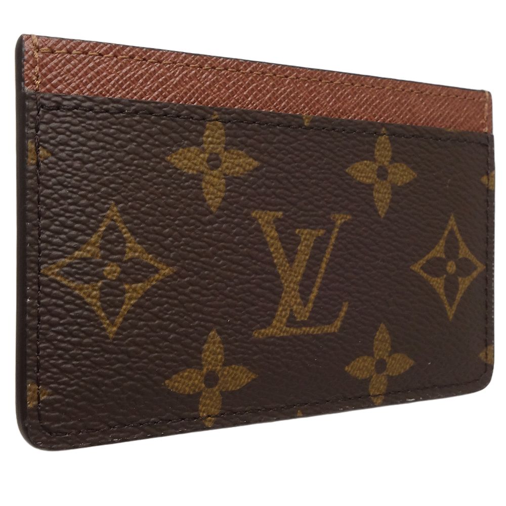 Louis Vuitton Louis Vuitton Monogram Card Case M61733 Brown Canvas Card Case M61733 in Great Condition
