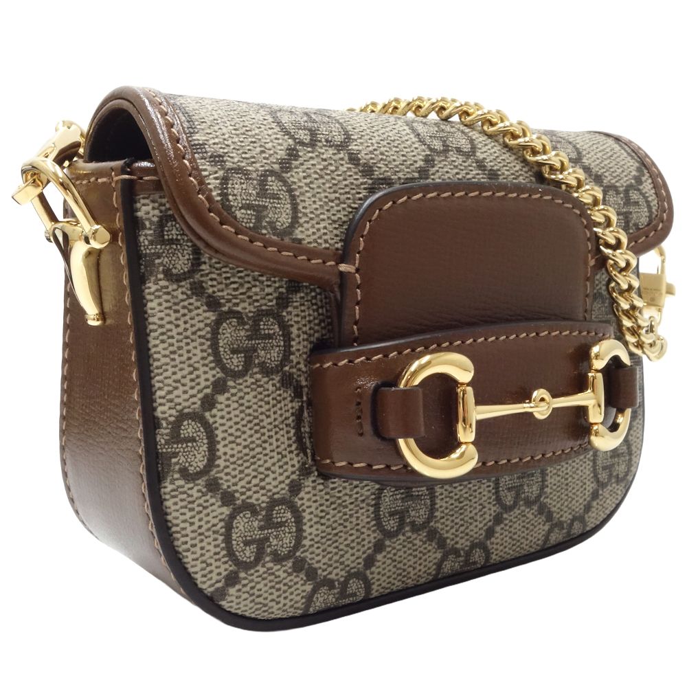 Luxury Gucci Trending 2025 GG Supreme Canvas Wallet Chain Bag