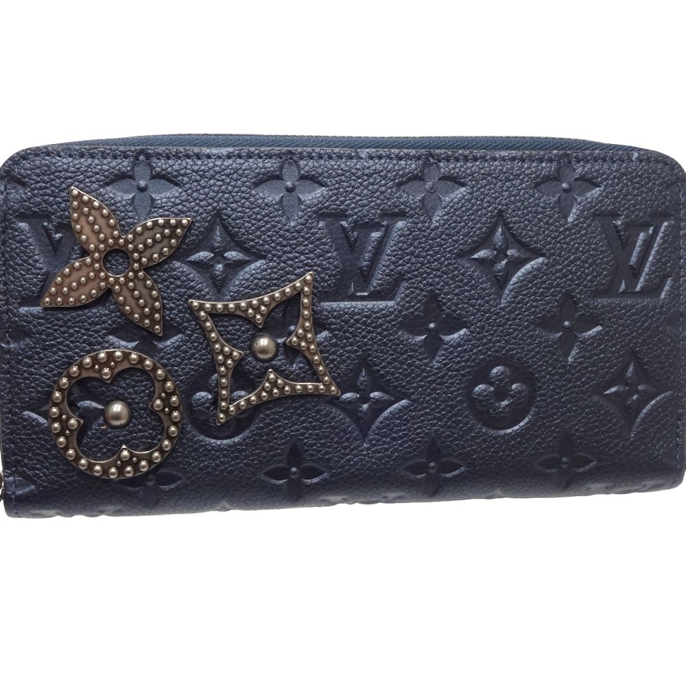 Louis Vuitton Zippy Wallet Flower Studs