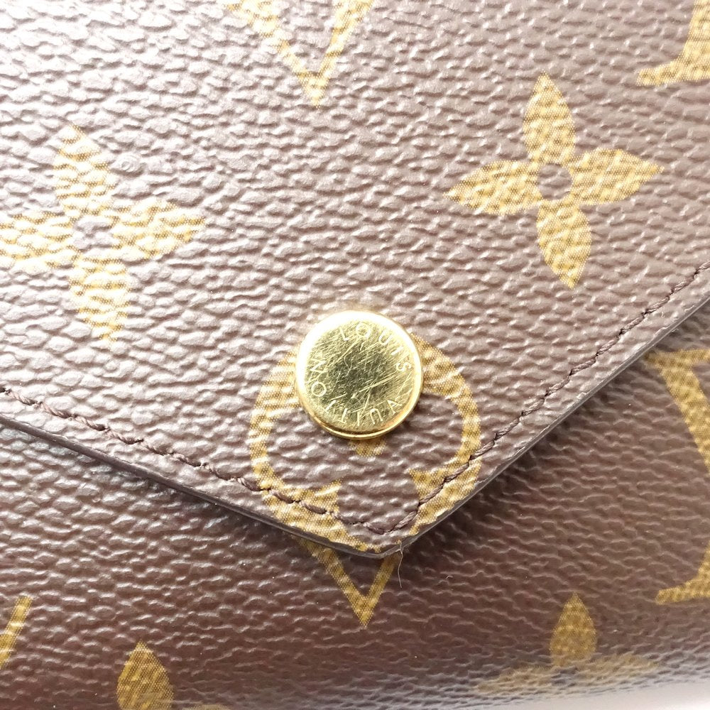 Louis Vuitton Louis Vuitton Monogram Wallet M62360 Canvas Short Wallet M62360 in Great Condition