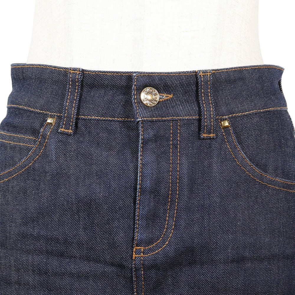 Luxury Gucci Trending 2025 Denim Mini Skirt Navy