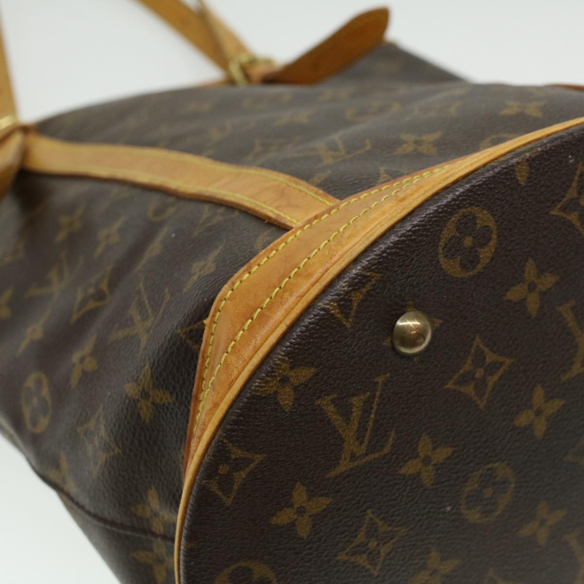 LOUIS VUITTON Monogram Bucket GM Shoulder Bag M42236 LV 18508C