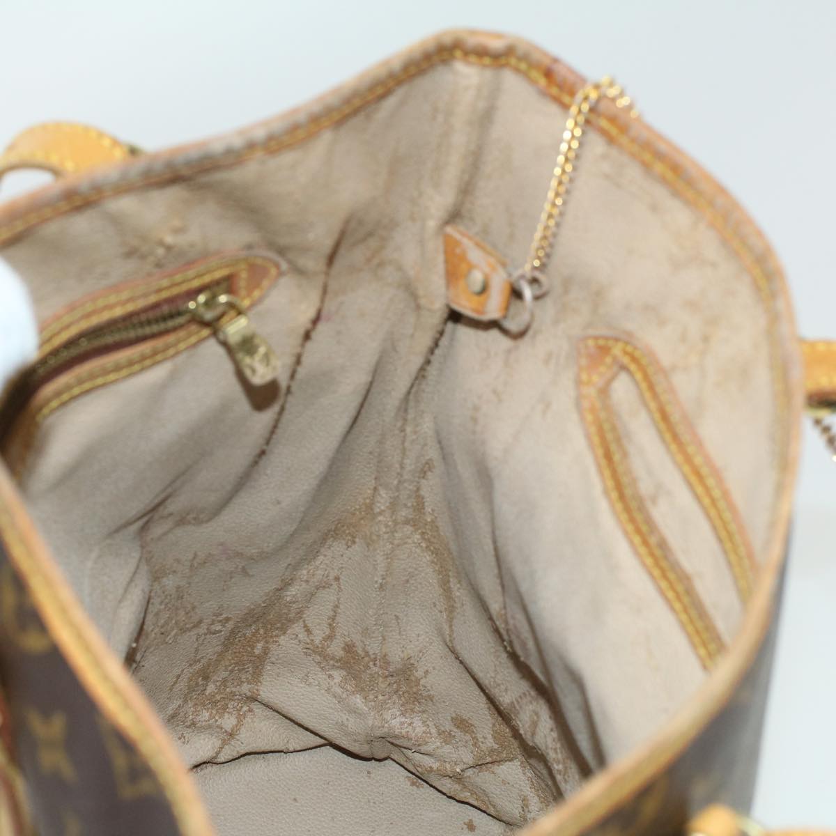 LOUIS VUITTON Monogram Bucket GM Shoulder Bag M42236 LV 18508C