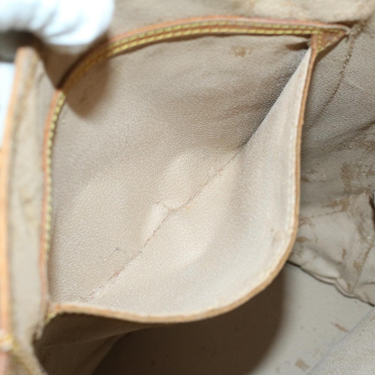 LOUIS VUITTON Monogram Bucket GM Shoulder Bag M42236 LV 18508C