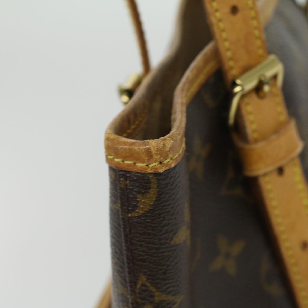 LOUIS VUITTON Monogram Bucket GM Shoulder Bag M42236 LV 18508C