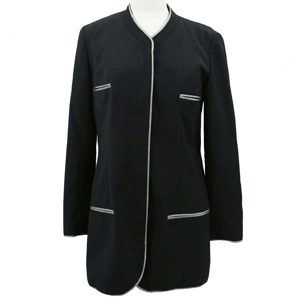 Luxury Chanel 1996 Spring collarless single-breasted jacket #36