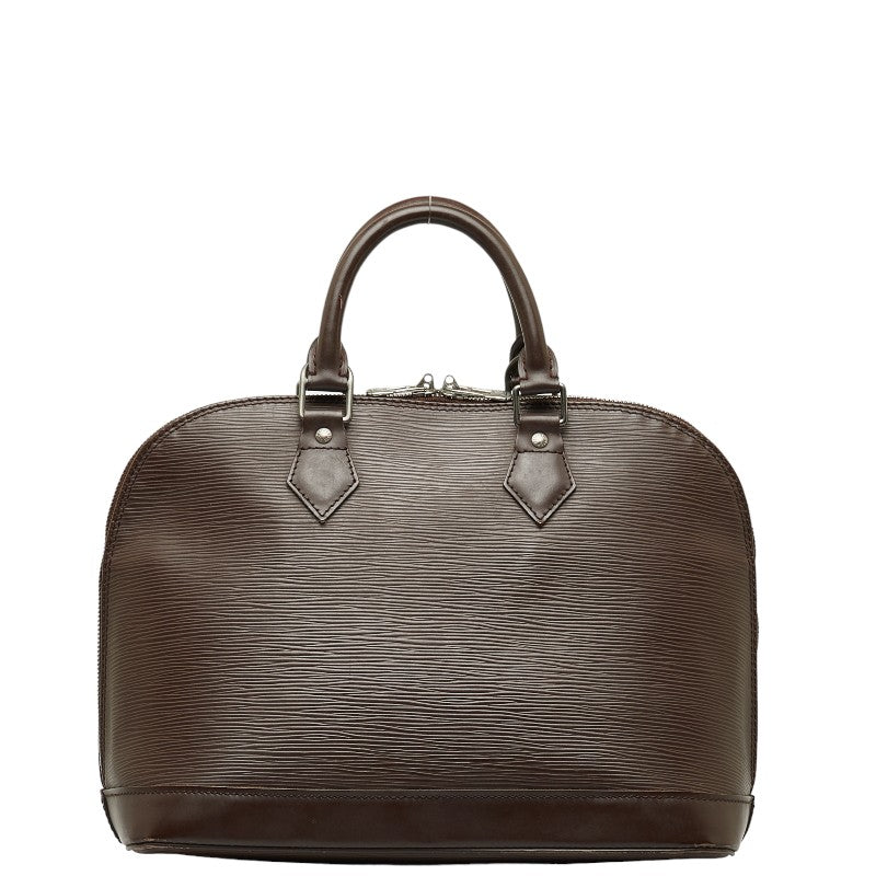 Louis Vuitton Epi Alma Handbag M5214D Mocha Brown Leather  Louis Vuitton
