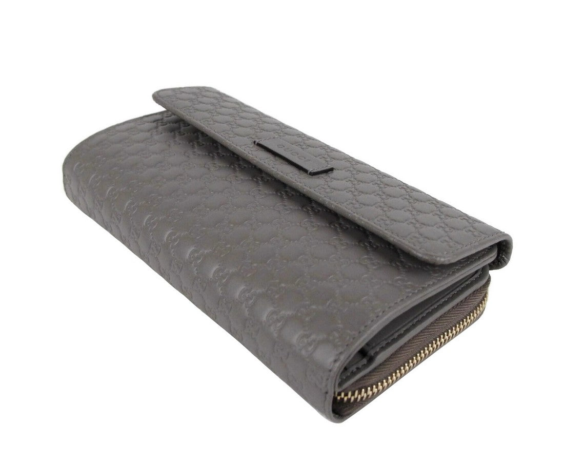 Gucci Women's Leather Microguccissima Continental Zip Wallet