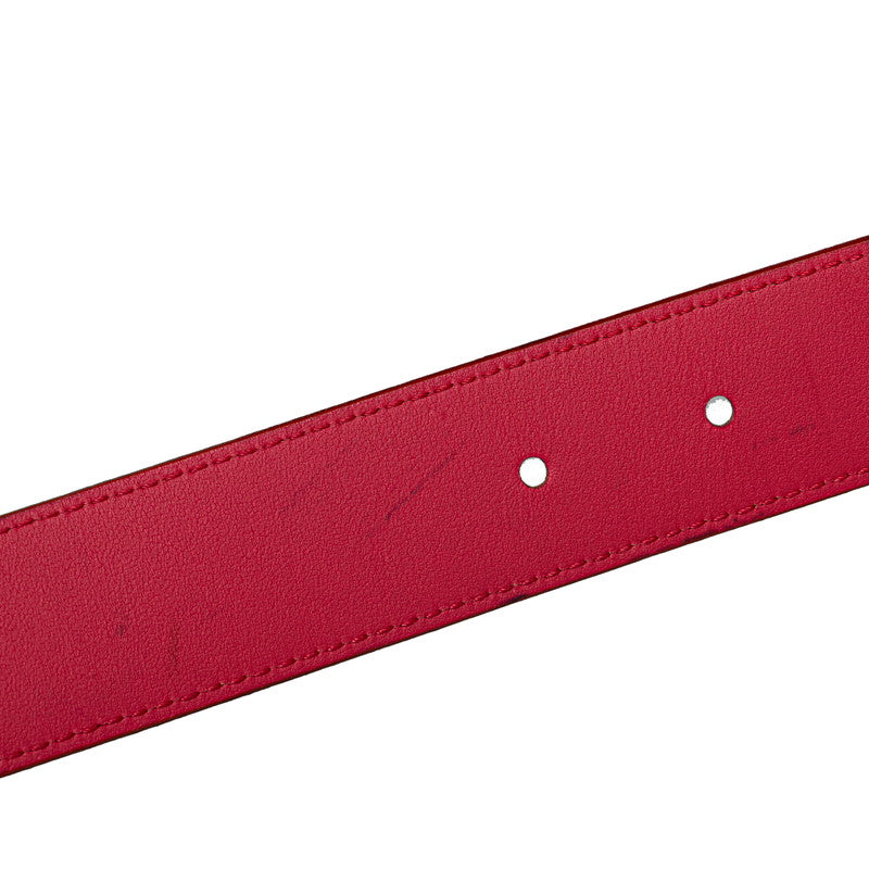 Louis Vuitton Multicolor Sandwich Cut Belt 85/34 M9682 Bronze Gold PVC Leather  Louis Vuitton
