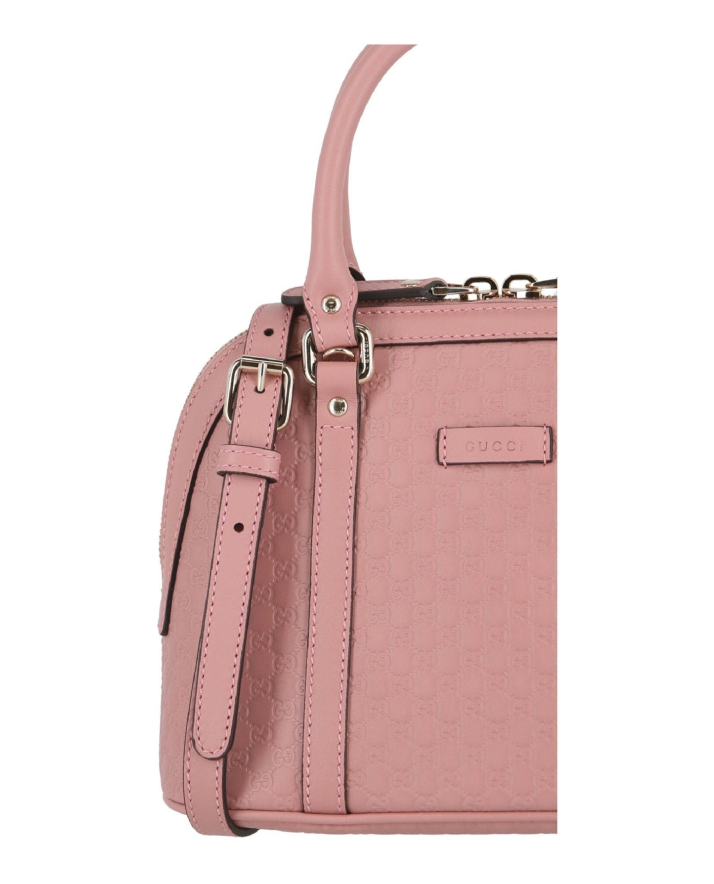 Microguccissima Satchel Leather Bag